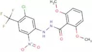 N'1-[5-chloro-2-nitro-4-(trifluoromethyl)phenyl]-2,6-dimethoxybenzene-1-carbohydrazide