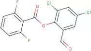 2,4-dichloro-6-formylphenyl 2,6-difluorobenzoate