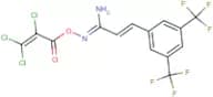 O1-(2,3,3-trichloroacryloyl)-3-[3,5-di(trifluoromethyl)phenyl]prop-2-enehydroximamide