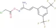 O1-(2-chloroacetyl)-3-[3,5-di(trifluoromethyl)phenyl]prop-2-enehydroximamide