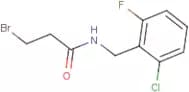 N1-(2-chloro-6-fluorobenzyl)-3-bromopropanamide