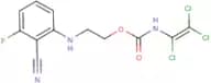 2-(2-cyano-3-fluoroanilino)ethyl N-(1,2,2-trichlorovinyl)carbamate
