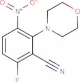 6-Fluoro-2-(morpholin-4-yl)-3-nitrobenzonitrile