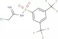 N1-(2-chloroethanimidoyl)-3,5-di(trifluoromethyl)benzene-1-sulphonamide