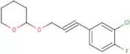 2-{[3-(3-chloro-4-fluorophenyl)prop-2-ynyl]oxy}tetrahydro-2H-pyran