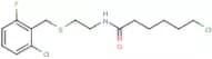 6-Chloro-N-{2-[(2-chloro-6-fluorobenzyl)thio]ethyl}hexanamide