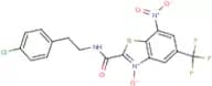 2-{[(4-chlorophenethyl)amino]carbonyl}-7-nitro-5-(trifluoromethyl)-1,3-benzothiazol-3-ium-3-olate