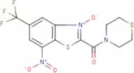 7-nitro-2-(1,4-thiazinan-4-ylcarbonyl)-5-(trifluoromethyl)-1,3-benzothiazol-3-ium-3-olate