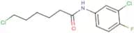 N1-(3-chloro-4-fluorophenyl)-6-chlorohexanamide