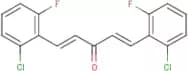 1,5-di(2-chloro-6-fluorophenyl)penta-1,4-dien-3-one