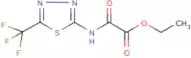 ethyl 2-oxo-2-{[5-(trifluoromethyl)-1,3,4-thiadiazol-2-yl]amino}acetate