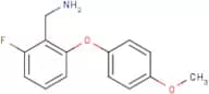 2-fluoro-6-(4-methoxyphenoxy)benzylamine