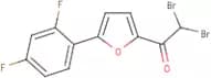 2,2-dibromo-1-[5-(2,4-difluorophenyl)-2-furyl]ethan-1-one