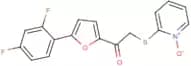 2-({2-[5-(2,4-difluorophenyl)-2-furyl]-2-oxoethyl}thio)pyridinium-1-olate