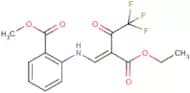 methyl 2-{[2-(ethoxycarbonyl)-4,4,4-trifluoro-3-oxobut-1-enyl]amino}benzoate