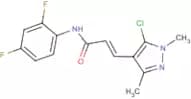 N1-(2,4-difluorophenyl)-3-(5-chloro-1,3-dimethyl-1H-pyrazol-4-yl)acrylamide