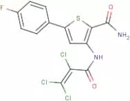 5-(4-fluorophenyl)-3-[(2,3,3-trichloroacryloyl)amino]thiophene-2-carboxamide