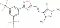 5-[2-(5-chloro-1,3-dimethyl-1H-pyrazol-4-yl)vinyl]-3-[3,5-di(trifluoromethyl)phenyl]-1,2,4-oxadiaz…