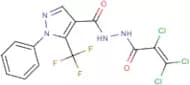 N'4-(2,3,3-trichloroacryloyl)-1-phenyl-5-(trifluoromethyl)-1H-pyrazole-4-carbohydrazide