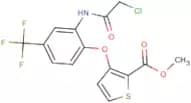 methyl 3-[2-[(2-chloroacetyl)amino]-4-(trifluoromethyl)phenoxy]thiophene-2-carboxylate