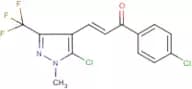 3-[5-chloro-1-methyl-3-(trifluoromethyl)-1H-pyrazol-4-yl]-1-(4-chlorophenyl)prop-2-en-1-one