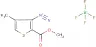 2-Methoxycarbonyl-4-methylthiophene-3-diazonium tetrafluoroborate