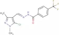 N'1-[(5-Chloro-1,3-dimethyl-1H-pyrazol-4-yl)methylidene]-4-(trifluoromethyl)benzene-1-carbohydrazi…