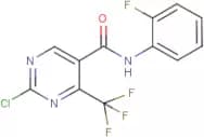 N5-(2-fluorophenyl)-2-chloro-4-(trifluoromethyl)pyrimidine-5-carboxamide