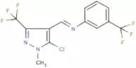N1-{[5-chloro-1-methyl-3-(trifluoromethyl)-1H-pyrazol-4-yl]methylidene}-3-(trifluoromethyl)aniline