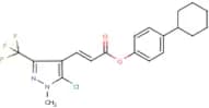 4-cyclohexylphenyl 3-[5-chloro-1-methyl-3-(trifluoromethyl)-1H-pyrazol-4-yl]acrylate