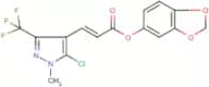 1,3-benzodioxol-5-yl 3-[5-chloro-1-methyl-3-(trifluoromethyl)-1H-pyrazol-4-yl]acrylate