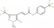 4-(trifluoromethyl)phenyl 3-[5-chloro-1-methyl-3-(trifluoromethyl)-1H-pyrazol-4-yl]acrylate