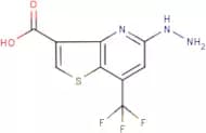 5-hydrazino-7-(trifluoromethyl)thieno[3,2-b]pyridine-3-carboxylic acid