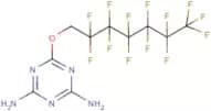 6-[(2,2,3,3,4,4,5,5,6,6,7,7,7-tridecafluoroheptyl)oxy]-1,3,5-triazine-2,4-diamine