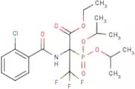 ethyl 2-[(2-chlorobenzoyl)amino]-2-(diisopropoxyphosphoryl)-3,3,3-trifluoropropanoate