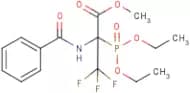 methyl 2-(benzoylamino)-2-(diethoxyphosphoryl)-3,3,3-trifluoropropanoate