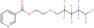2-[(2,2,3,3,4,4,5,5-octafluoropentyl)oxy]ethyl nicotinate