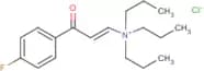 3-(4-fluorophenyl)-3-oxo-N,N,N-tripropylprop-1-en-1-aminium chloride