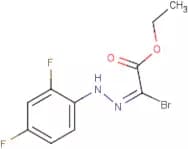 ethyl 2-bromo-2-[2-(2,4-difluorophenyl)hydrazono]acetate