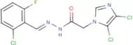 N'1-(2-chloro-6-fluorobenzylidene)-2-(4,5-dichloro-1H-imidazol-1-yl)ethanohydrazide