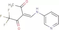 1,1,1-trifluoro-3-[(3-pyridylamino)methylidene]pentane-2,4-dione