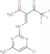 3-{[(4-chloro-6-methylpyrimidin-2-yl)amino]methylene}-1,1,1-trifluoropentane-2,4-dione