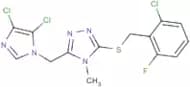 3-[(2-chloro-6-fluorobenzyl)thio]-5-[(4,5-dichloro-1H-imidazol-1-yl)methyl]-4-methyl-4H-1,2,4-tria…