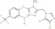3-[(4,5-dichloro-1H-imidazol-1-yl)methyl]-4-methyl-5-{[2-nitro-4-(trifluoromethyl)phenyl]thio}-4H-…