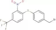 1-{[4-(Bromomethyl)phenyl]thio}-2-nitro-4-(trifluoromethyl)benzene