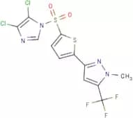 3-{5-[(4,5-dichloro-1H-imidazol-1-yl)sulphonyl]-2-thienyl}-1-methyl-5-(trifluoromethyl)-1H-pyrazole