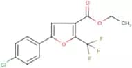 Ethyl 5-(4-chlorophenyl)-2-(trifluoromethyl)-3-furoate