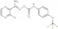 3-chloro-N'-({[4-(trifluoromethoxy)anilino]carbonyl}oxy)pyrazine-2-carboximidamide