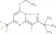2-(tert-butyl)-7-(ethylthio)-3-iodo-5-(trifluoromethyl)pyrazolo[1,5-a]pyrimidine