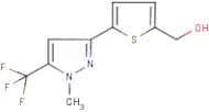 {5-[1-Methyl-5-(trifluoromethyl)-1H-pyrazol-3-yl]-2-thienyl}methanol